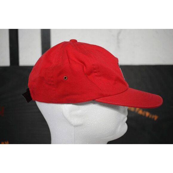 Tommy Hilfiger Red Logo Hat Adjustable Strapback Cap - NWT - Picture 5 of 7